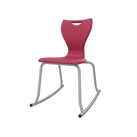 En Rock Educational Chair - Size 5 - Grey Frame - Fuchsia
